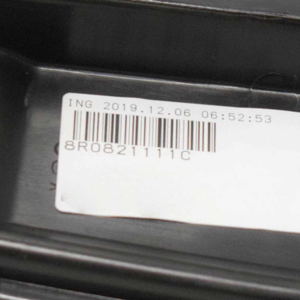 VAG Originalus uždarymo elementas kairėje gale AUDI Q5 8RB 8R0821111C