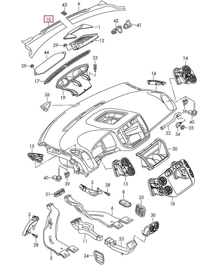 VAG Originalus vandens nukreipiklis VW Tiguan 5N18194039B9