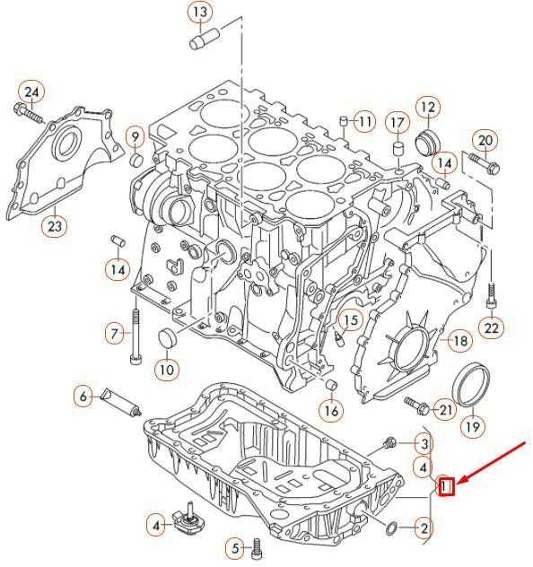 VAG Originalus Volkswagen Audi - Alyvos bakas - Su alyvos lygio jutikliu - 03H103601J