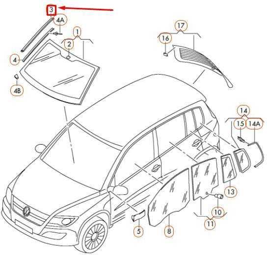 VAG Originalus Volkswagen priekinio stiklo apdailos juostos apdaila dešinėje Tiguan OEM 5N08543285AP