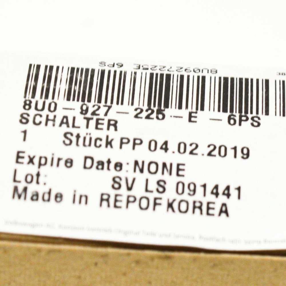 VAG Originalus VW/Audi jungiklis elektromagnetinei parkavimo stabdžių sistemai 8U0927225E6PS