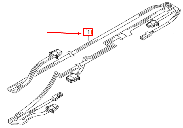 VAG Originalus VW Bora Golf R32 Plus Gti Rabbit Variant Adapteris Cable Loom Genuine 1K0971100G