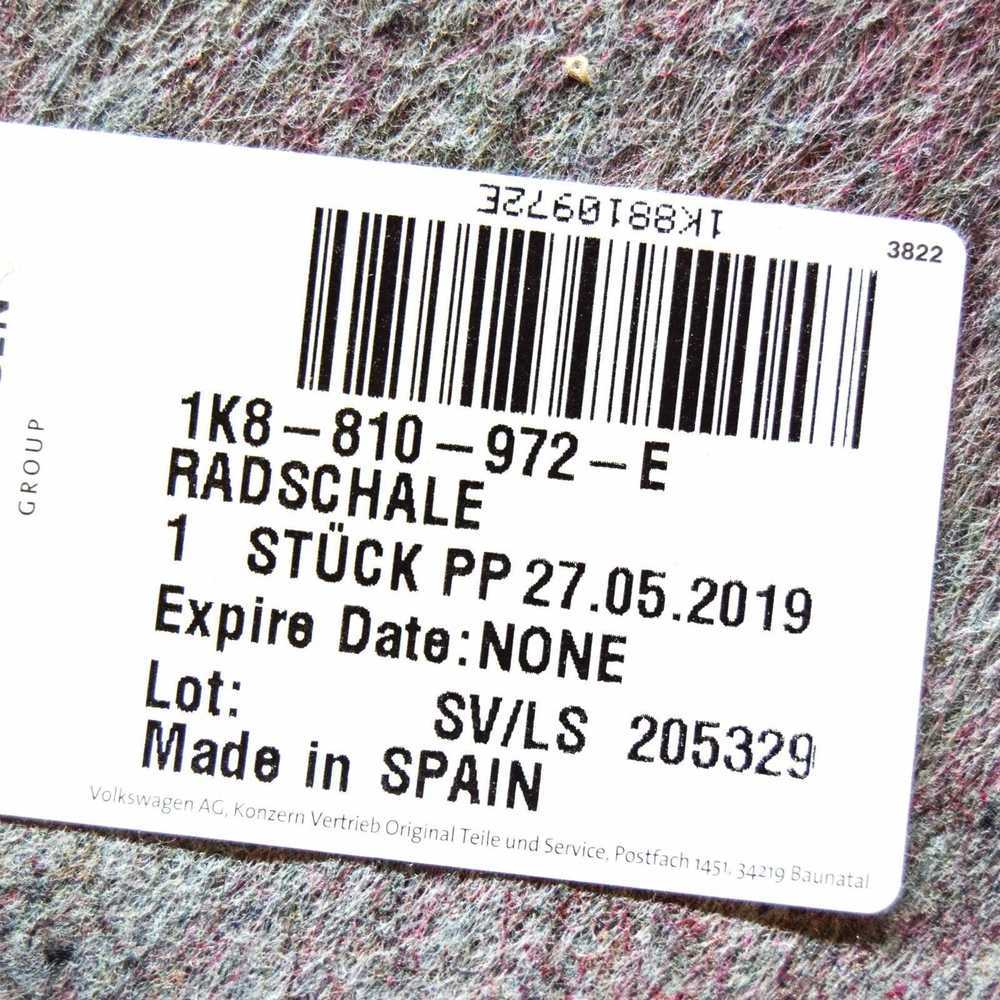 VAG Originalus VW Scirocco ratų gaubto apdangalas dešinėje gale 1K8810972E