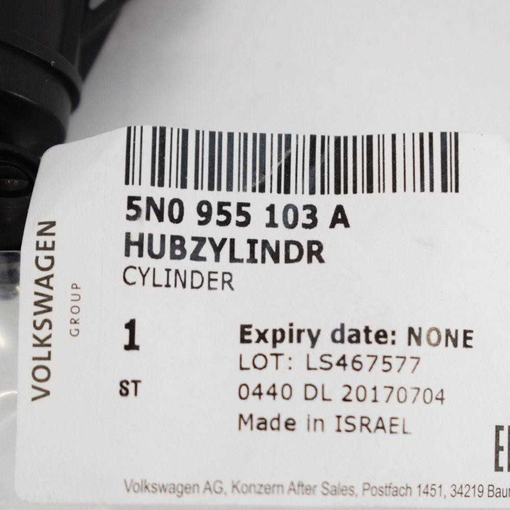 VAG ORIGINALUS VW TIGUAN 11-17 ŽIBINTŲ PLAUTUVAS KELIAMASIS CILINDRAS SU PURKŠTUKU K/S KAIRĖ