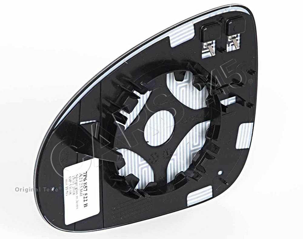 VAG Originalus VW Touareg 7P5 7P6 išgaubto veidrodžio stiklas 7P6857522B