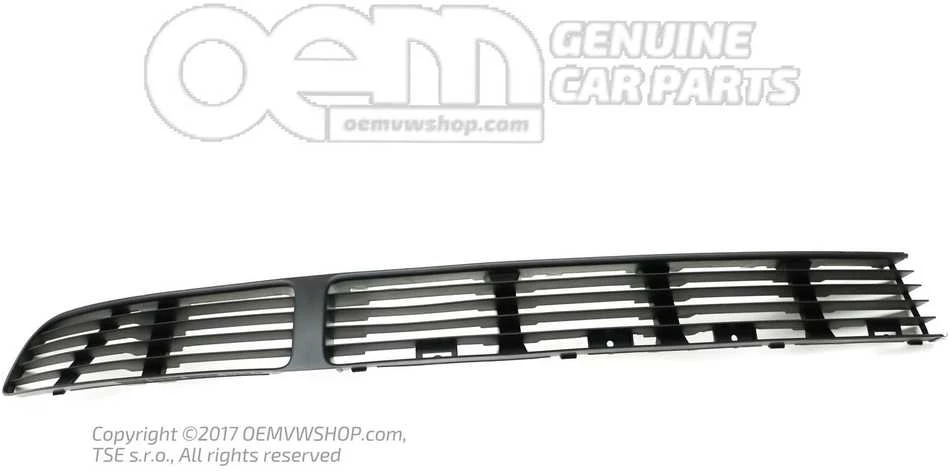 Vag Oro Air Intake Grille Satin Juodas Volkswagen Passat 3B 1997 2000 Originalus 3B0853677BB41