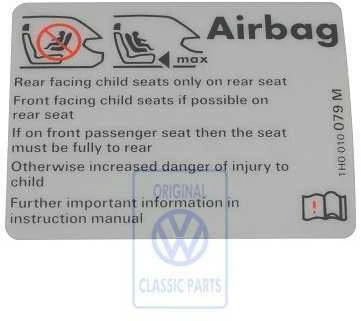 Vag Oro Airbag Stikeris T4 1993 2004 Originalus 1H0010079M
