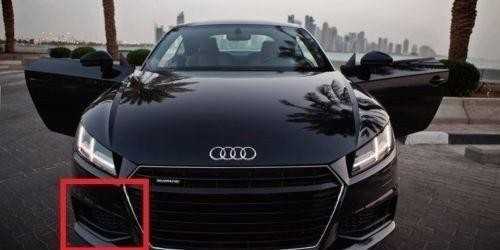 Vag Oro Priklausymo Grotelė Juoda Audi TT TTS 2014 8S0807682BT94