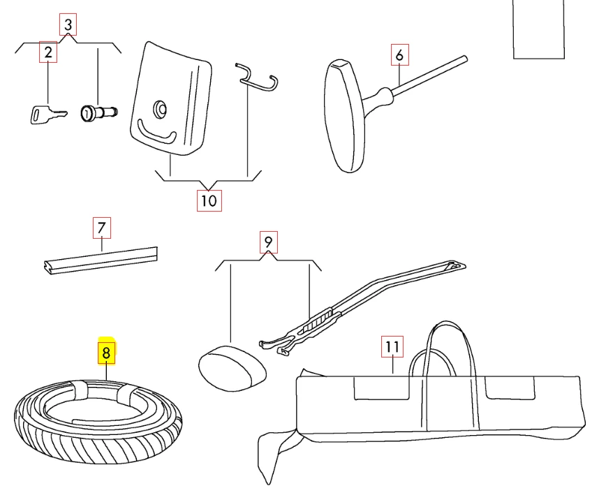 VAG Pagrindinio Nešiojimo Įrangos Danga Su T-Groove Sekcija Audi A3 A4 A6 Q5 Q7 Originalus 4L0071633A