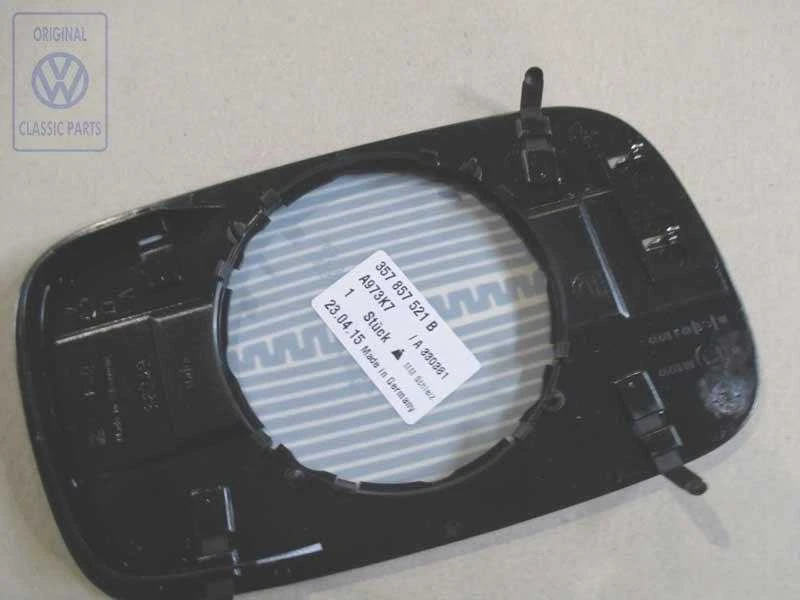 Vag Passat B3 B4 Veidrodis Stiklas Su Nešėju Originalus 357857521B