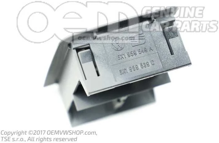 Vag Perjungti Rema Flaneliniu Pilku Seat Arosa 6H 1997 Originalus 6X1959549A7DE
