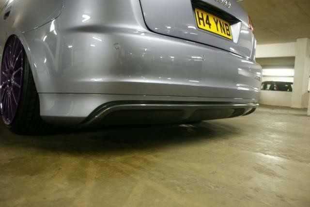 Vag Platinos pilkas Spoiler Audi S3 09-13 Originalus 8P4807434G1RR