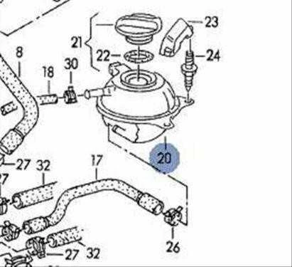 Vag Polo 6N 6N2 Aušinimo Sistemos Išsiplėtimo Bakas Originalus 6N0121407A