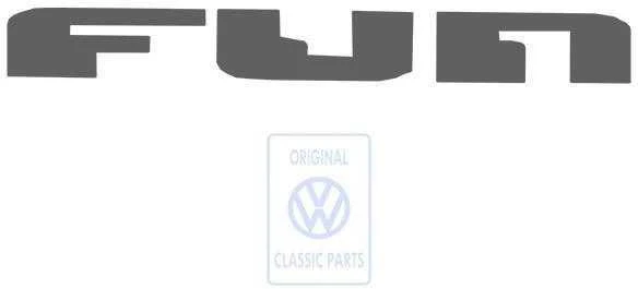 Vag Polo 9N 2002 2005 Adheziniu Raide Anthracite Metaliniai Originalus 6Q0853750AMM5