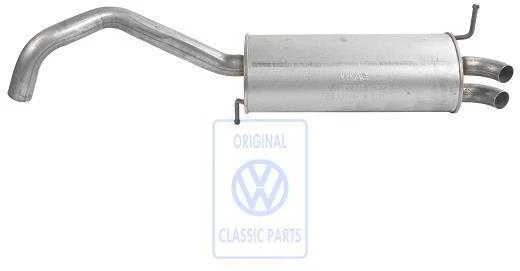 Vag Polo 9N 9N3 2002 2008 Galinis Izmetimo Vamzdis ECO Originalus JZW253609AC