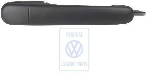 Vag Polo Classic Polo Variant Išorinė Durų Rankena Satino Juoda Originalus 6K4839205C3FZ