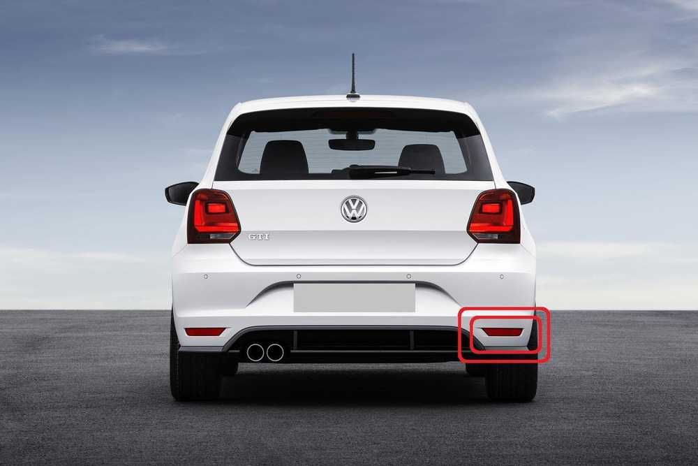 Vag Polo Vento Galinio Šviesos Atspindžio Originalus 6C0945106A
