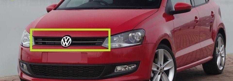 Vag Polo Vento Radiator Grilis 2010 2012 Originalus 6R0853651CRYP