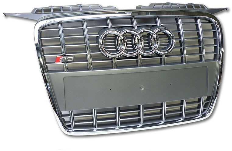 Vag Priekinės Grotelės Su S3 Logotipu Audi S3 8P 2004 2008 Originalus 8P0853651A1RR