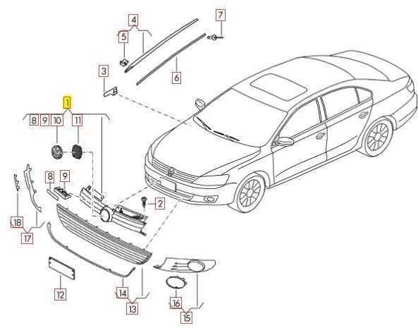 Vag Priekinis Bamperis Radiatoriaus Grotelės Blizgios Juodos Spalvos Volkswagen Jetta 2011 2014 Originalus 5C6853651QWA