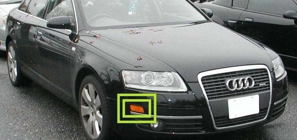 VAG Priekinis Šoninis Žibintas Audi A6 C6 2005-2011 Originalus 4F0945072