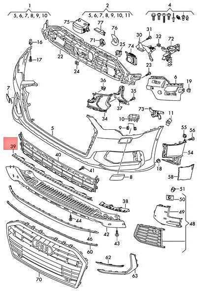 VAG Priekinis Stiklo Laiptų Formos Priedas Audi A6 S6 2020-2023 Originalus 4K0807888