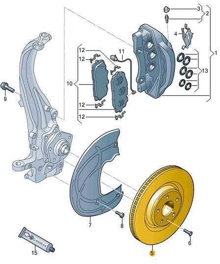 VAG Priekinis Ventiliuotas Disko Stabdžių Rotorius 375mm Audi A4 A6 A7 A8 Q5 Q7 Originalus 4M0615301AS