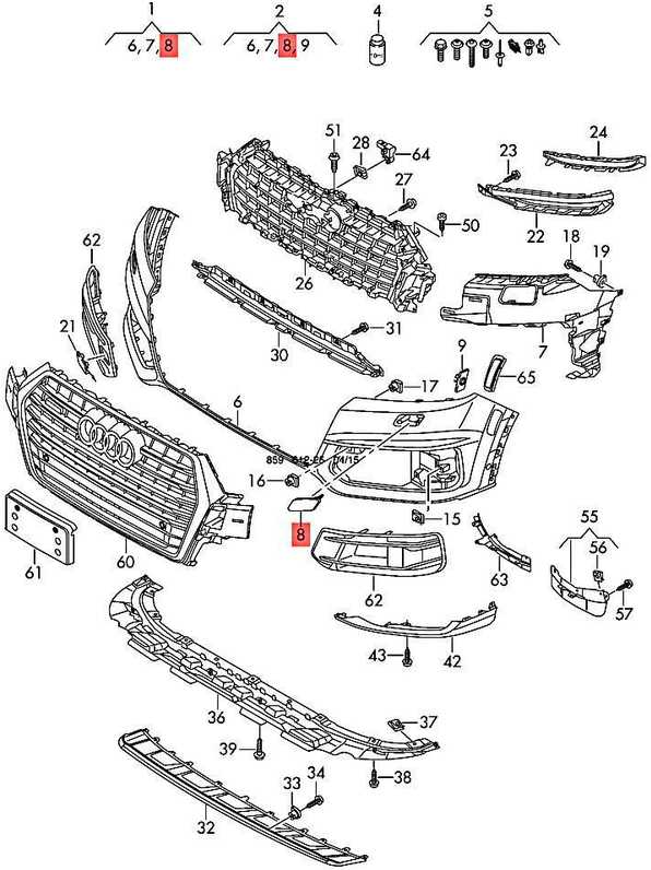 Vag Primed Paveikslas Audi Q7 2016 2024 Originalus 4M0807753BGRU