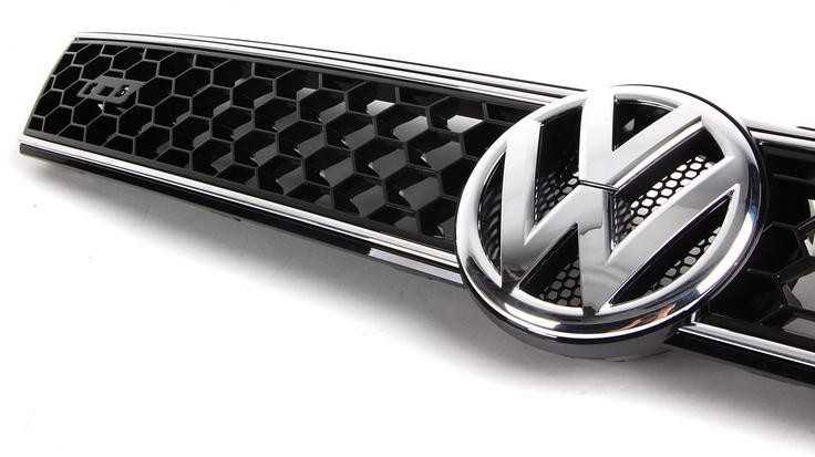 Vag Radiator Grille Jetta Sagitar Vento 2011 2014 Originalus 5C6853651B041
