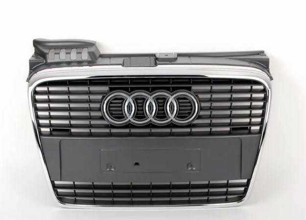 VAG Radiator Grille Pilka AUDI A4 S4 05 08 Originalus 8E0853651Q1QP