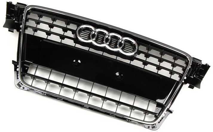 Vag Radiatoriaus Grotelės Juodos Blizgios Audi A4 Avant 2008 2012 Originalus 8K0853651T94