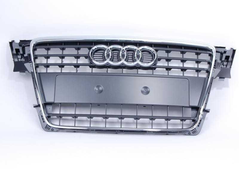 VAG Radiatoriaus Grotelės Pilkos Akmens Spalvos Audi A4 Avant 2008 2012 Originalus 8K08536511QP