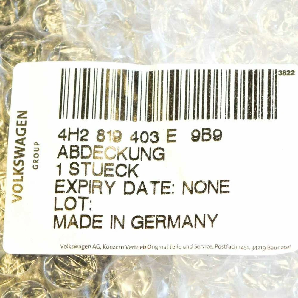 Vag Satin Juodas Overly Audi A8 Originalus 4H2819403E9B9