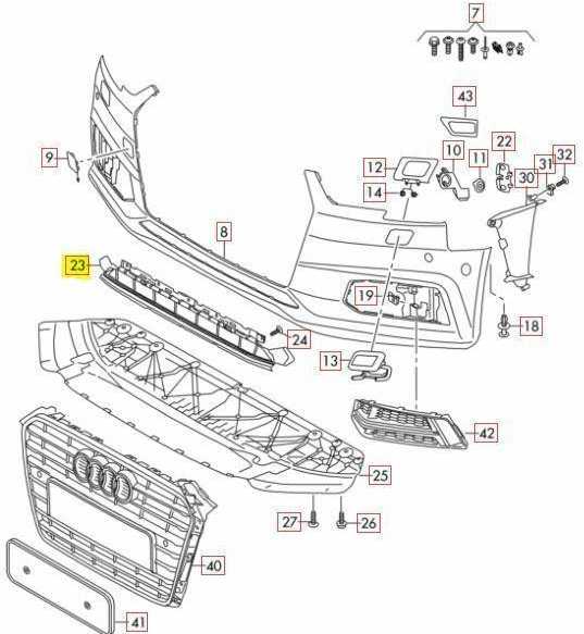 Vag Satin Juodas Tinklo Audi A4 B9 16 Originalus 8W0807683A9B9