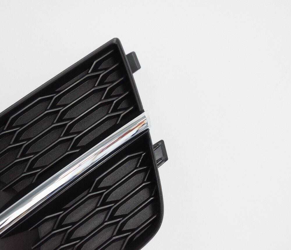 VAG Satino Juodos Spalvos Grotelės Audi A7 Sportback 4G 2015-2018 Originalus 4G8807648G9B9