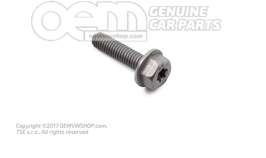 VAG Schraube Audi A3 2016-2017 Volkswagen Golf 2013-2017 Originalus N91108701