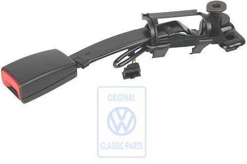 Vag Seat Belt Buckle Raudona Bora Golf Mk4 2003 2006 Originalus 1J4858472JFCN