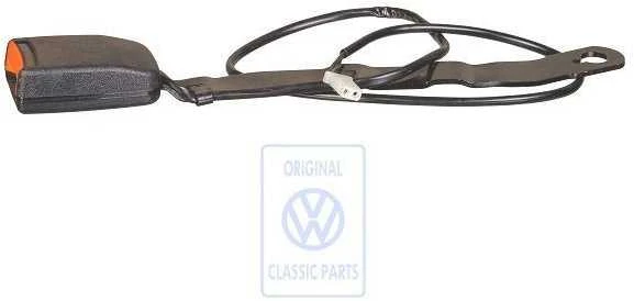 Vag Seat Belt Buckle Raudona Passat B4 1994 1997 Originalus 3A0857756B01C
