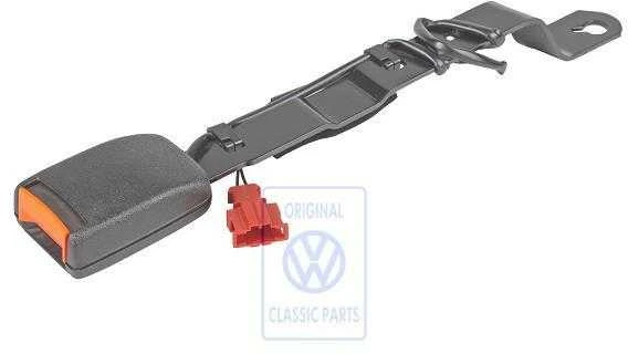 VAG Seat Belt Buckle Raudona Šaltinis Kontaktas Golf Jetta 1HM857755B01C