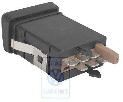 VAG Seat Heating Switch Satin Juodas Golf IV Bora 1J0963564H01C