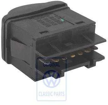 Vag Sėdynių Šildymo Jungiklis Juodas Caddy Mk2 Polo Classic Originalus 6K9963563B41