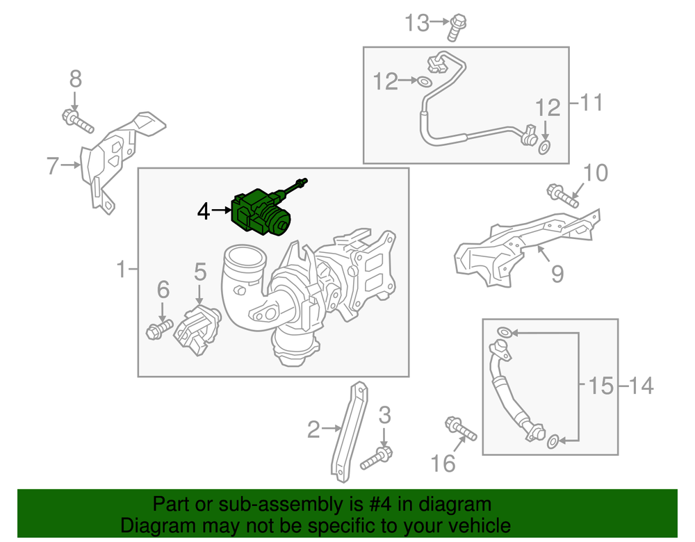 VAG Servovariklis Audi A4 A5 A6 A7 Q7 Q8 Touareg Originalus 06L145614B