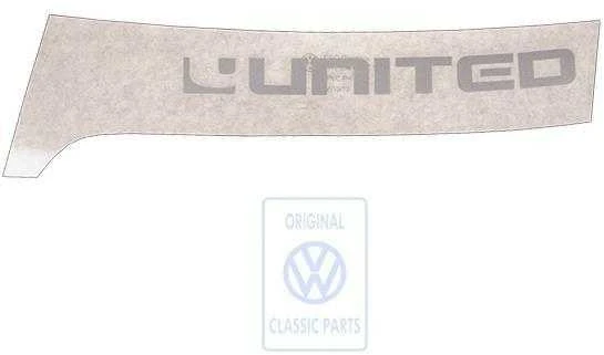 Vag Sidabriniai Lipdukai Su Raide Volkswagen Transporter 7H 2006 2009 Originalus 7H5854431C1W4