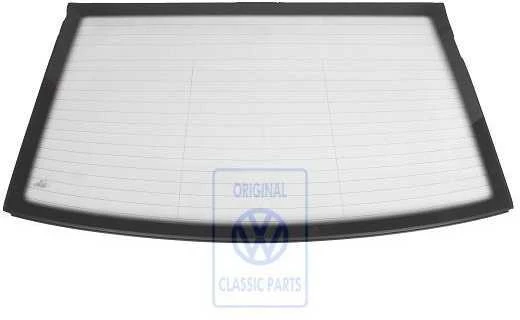 VAG Šildomas Galinis Stiklas Su Antena Golf Mk3 Vento 1992 1999 Originalus 1H5845051D