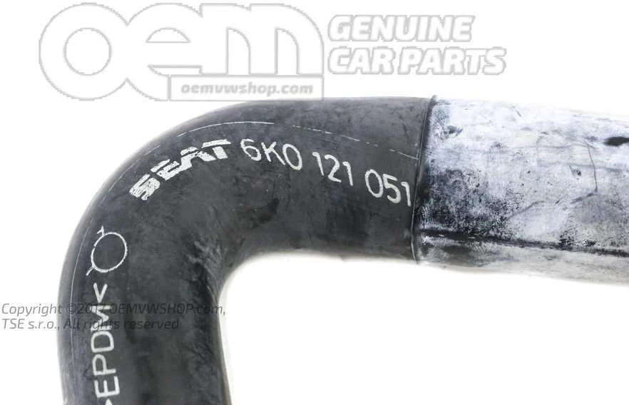 Vag Šilumnešio Šlaunis Volkswagen Derby Polo Seat Cordoba Ibiza Inca 6K0121051C