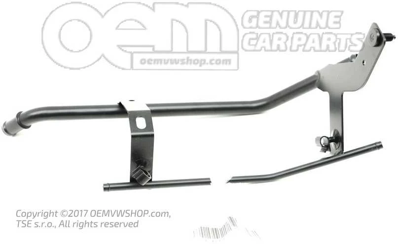 VAG Šilumnešio Šlaunis Volkswagen Golf R32 2003 2004 Originalus 1J0121070BE