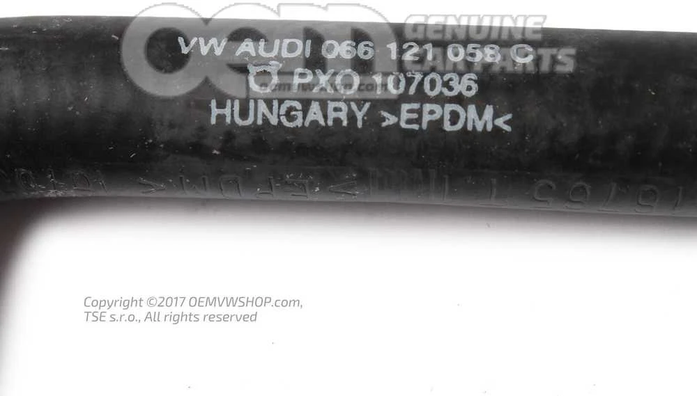 VAG Šilumnešio Šlaunis Volkswagen Passat 3B 2001 2005 Originalus 066121058C