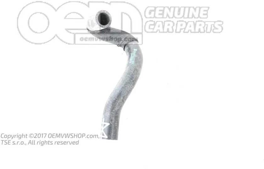 Vag Šilumnešio Šlaunis Volkswagen Polo 2007 2008 2009 2010 Originalus 6Q0121449B