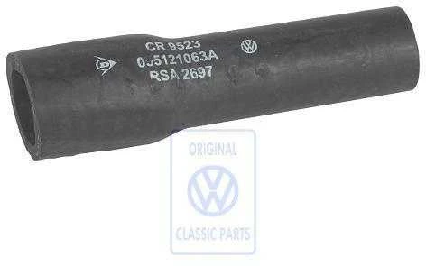 VAG Šilumnešio Vamzdis Golf Mk1 Caddy Mk1 Originalus 055121063A