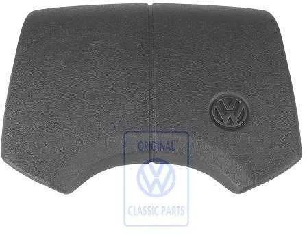 Vag Skoda Octavia A4 A6 Horn Button Satin Juodas Originalus 70541966901C
